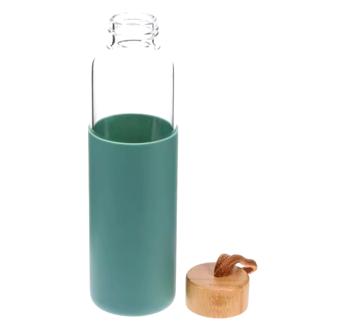 Single Layer Glass Bottle With Silicone Cover, Outdoor Mini Water Bottle, Anti Scalding Convenient Water Bottle Single Layer Glass Bottle With Silicone Cover, Outdoor Mini Water Bottle, Anti Scalding Convenient Water Bottle